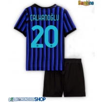 Maglie da calcio Inter Milan Hakan Calhanoglu #20 Prima Maglia Bambino 2025-26 Manica Corta + Pantaloni corti)